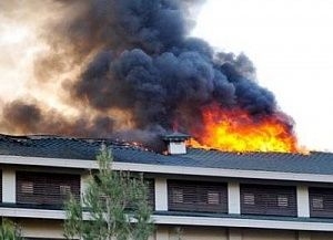 В Тбилиси в отеле произошел пожар