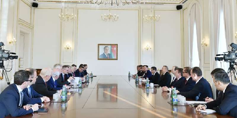 Ilham Aliyev received the delegation of business circles of Germany