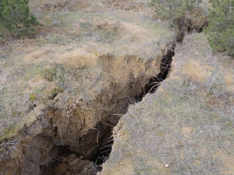 В зоне оползня на Баилово произошло утяжеление слоя почвы