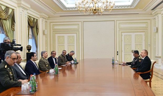 Ильхам Алиев принял министра обороны Ирана