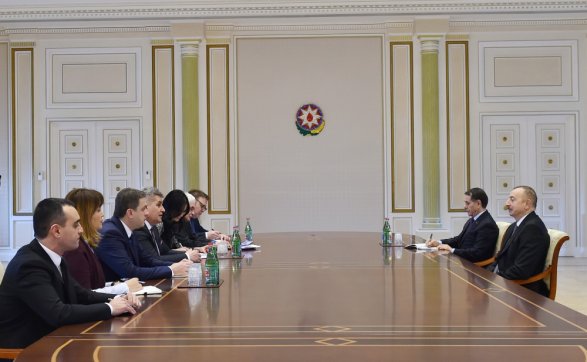 Спикер парламента Черногории на переговорах с Ильхамом Алиевым - ФОТО
