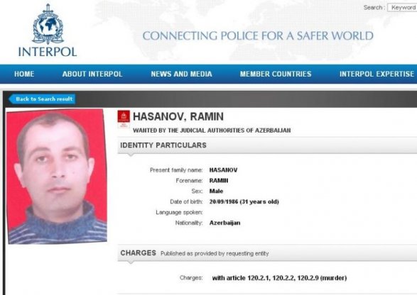 Азербайджан объявил Гасанова в международный розыск