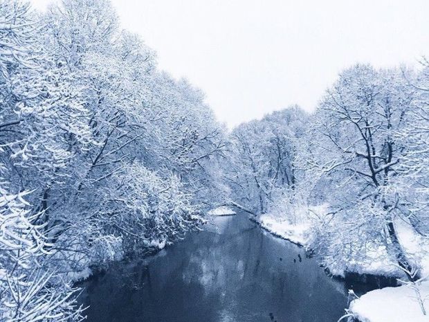 Изумительные кадры вчерашнего снегопада в Шемахе – ВИДЕО
