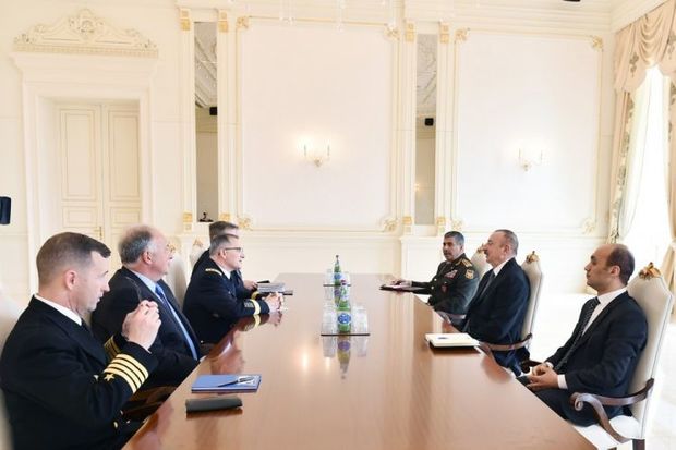 Генерал НАТО на переговорах с Ильхамом Алиевым