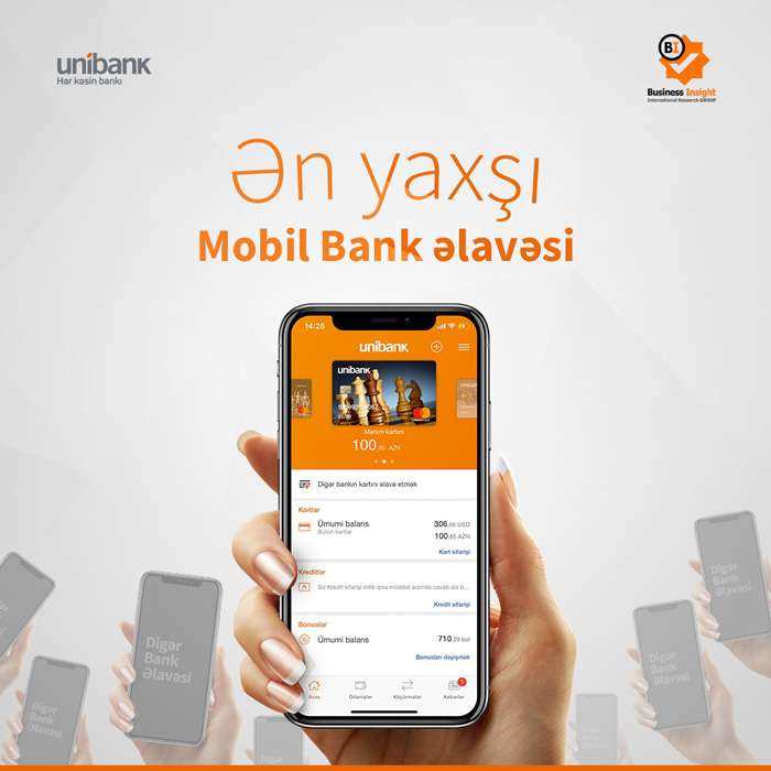 Unibank Mobile является самым часто используемым мобильным приложением