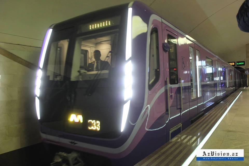 Bakı metrosunun yeni qatarı