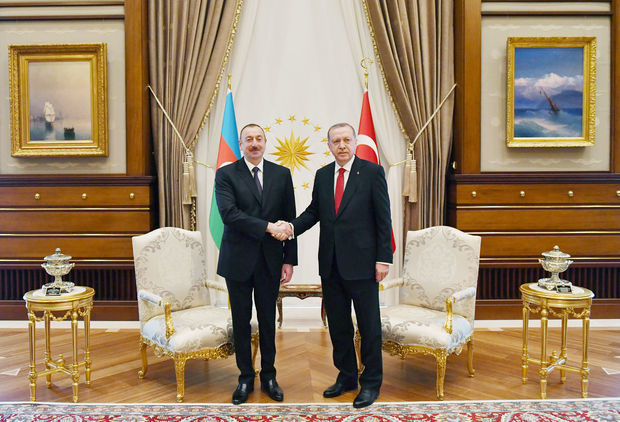 Встреча Ильхама Алиева с Эрдоганом - ОБНОВЛЕНО + ФОТО 