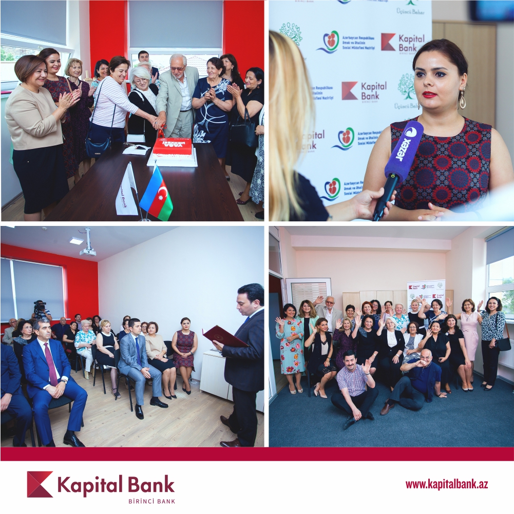 При поддержке Kapital Bank открылся центр для пенсионеров «Yaşa»