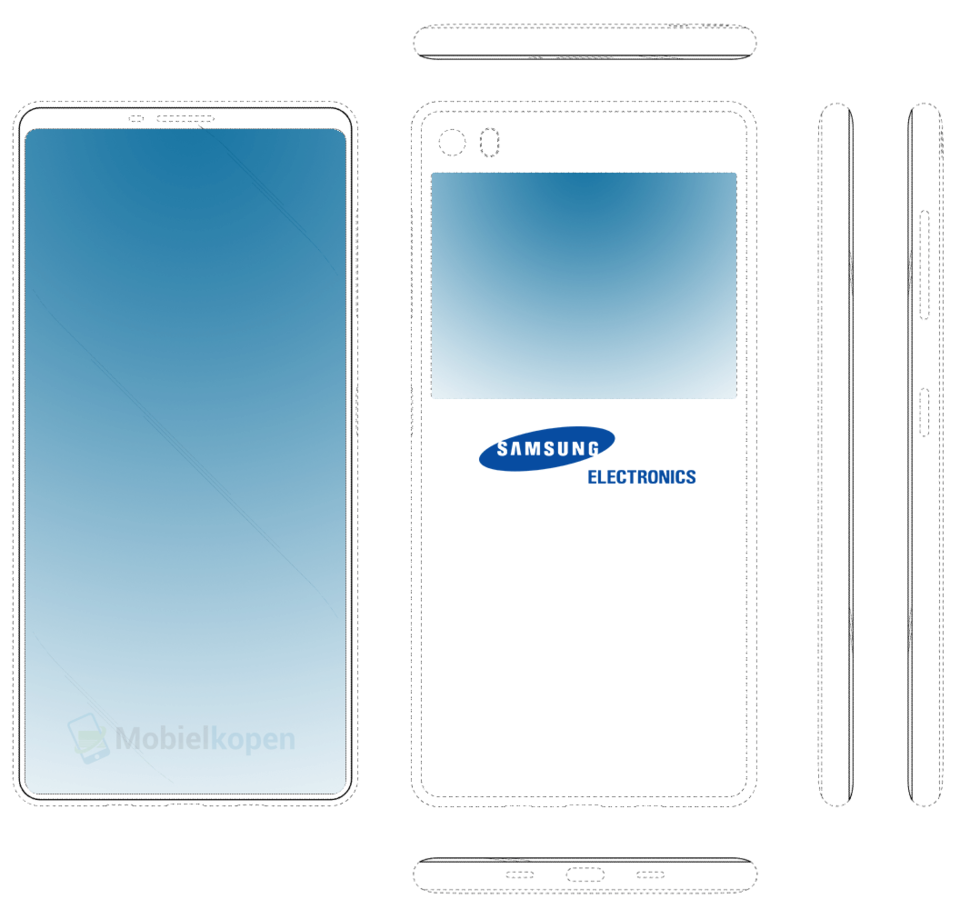 Samsung готовит смартфон с двумя экранами