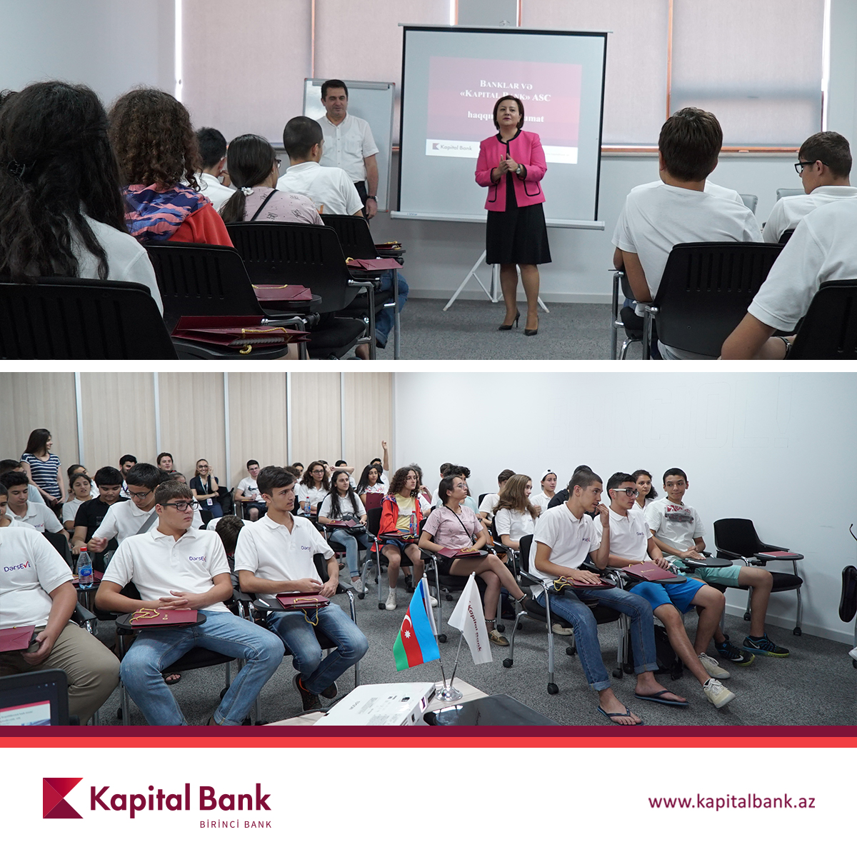 Участники летней программы «Dərs evi» стали гостями Kapital Bank