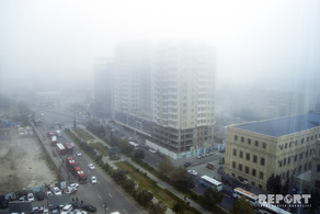 В Азербайджан из Туркменистана проник пыльный туман