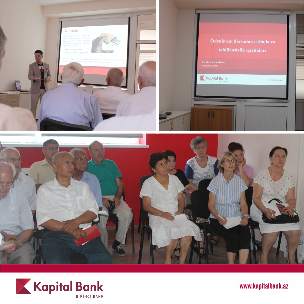 Kapital Bank провел очередной тренинг для пенсионеров