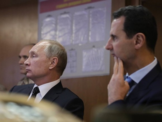 Путин обсудил с Асадом поставки оружия в Сирию