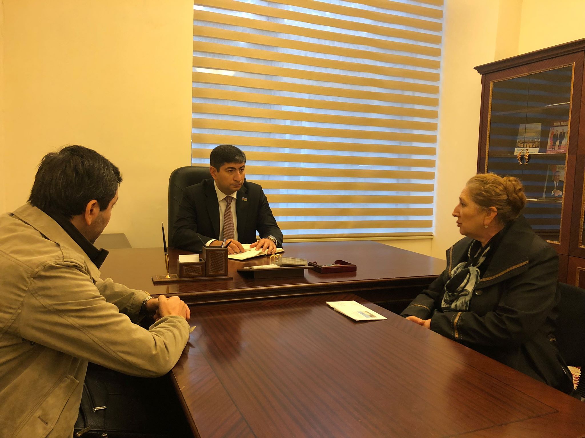 Депутат  Эльшад Гасанов провел встречу с избирателями
