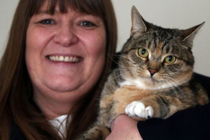 Кошка дважды спасла британку от рака