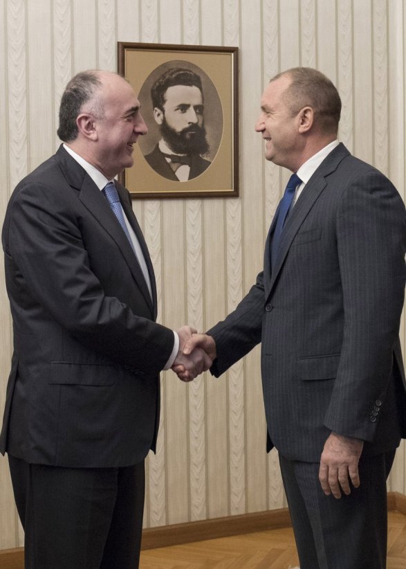 Мамедъяров на встрече с президентом Болгарии