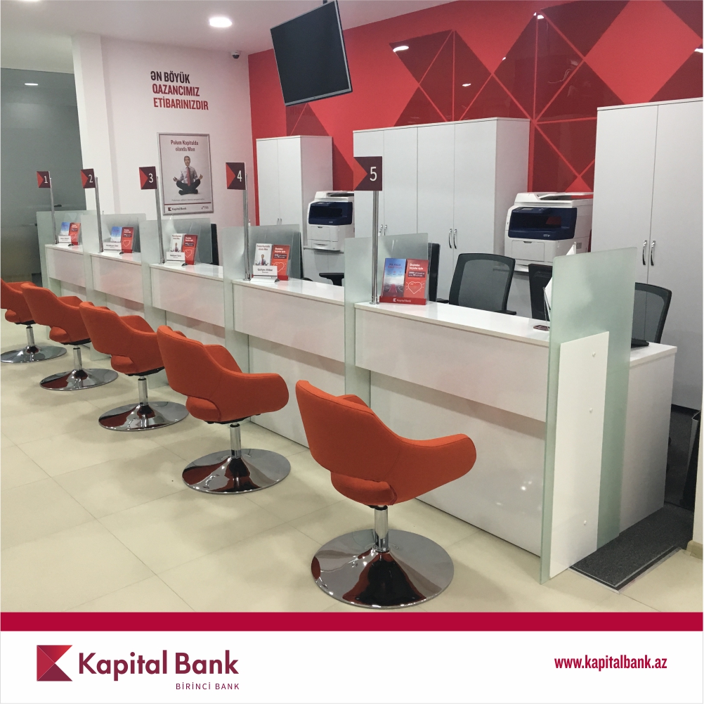 Kapital Bank открыл 3 новых отделения