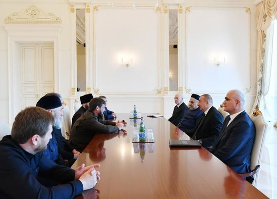 Azərbaycan Prezidenti Ramzan Kadırovla görüşdü