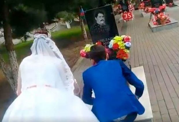 В Азербайджане состоялась необычная свадебная церемония
