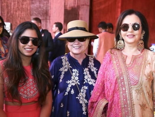 Хиллари Клинтон и Бейонсе на свадьбе самого богатого человека Индии