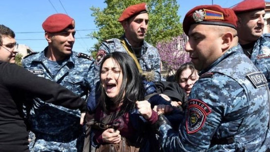 В Армении протестуют против освобождения Манвела Григоряна 