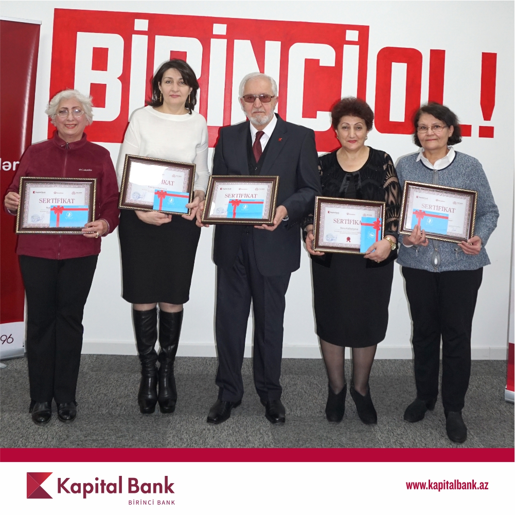 В Kapital Bank состоялся выпускной день проекта «Könüllülər» для пенсионеров