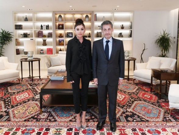 Николя Саркози на встрече с Мехрибан Алиевой