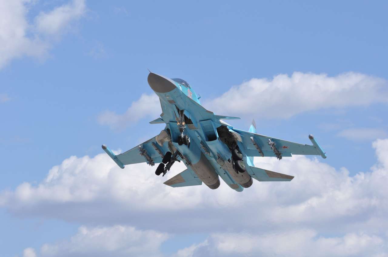 Two Su-34 jets collide in Russia's Far East