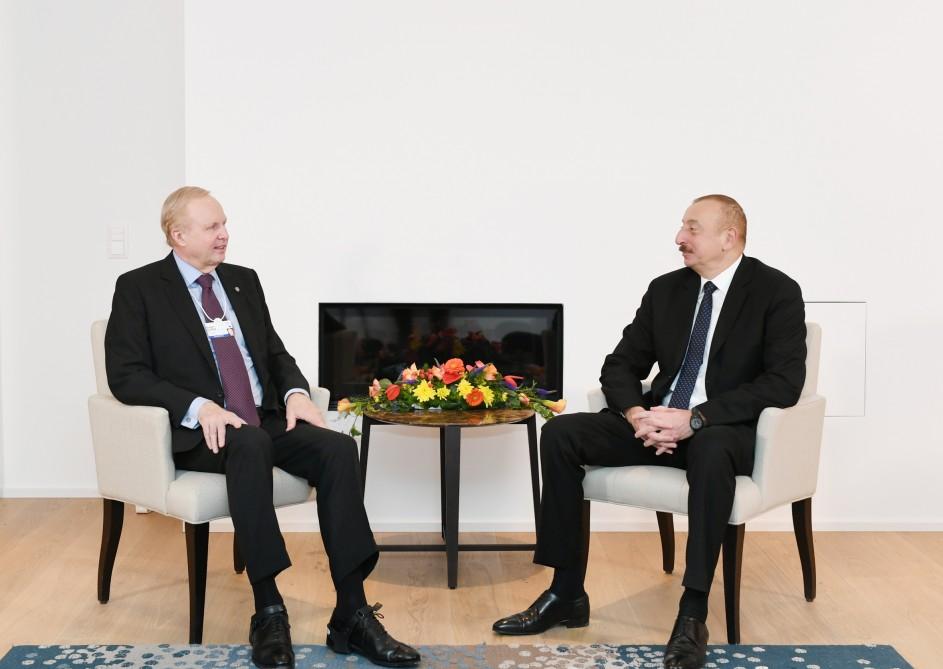 Azerbaijani president meets BP CEO