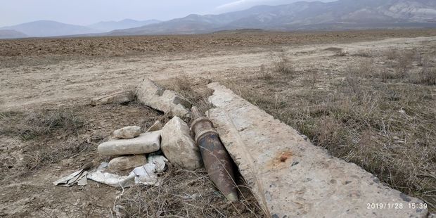 Azərbaycanda broyler fabrikinin yaxınlığında mərmi tapıldı - FOTO