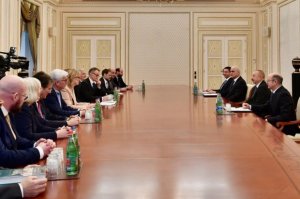 lham Aliyev received German governmental delegation
