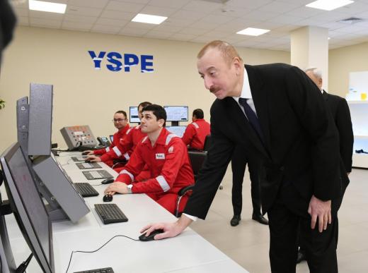 Президент Алиев ввел в строй  завод SOCAR Polymer
