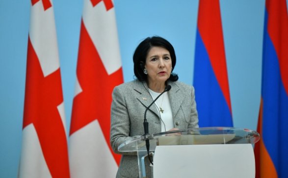 Президент Грузии обвинила Армению в оккупации земель Азербайджана