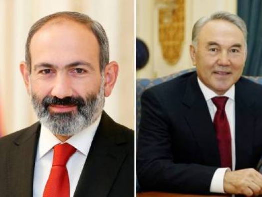 Пашинян позвонил Назарбаеву