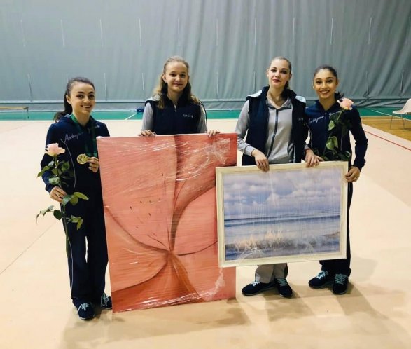 Азербайджанские гимнастки взяли награды и в Риге