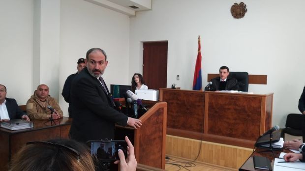 Пашинян дал показания в суде