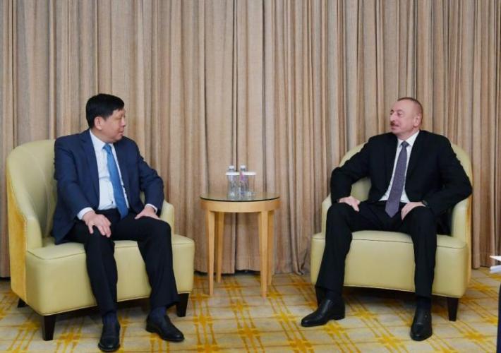 Президент Азербайджана встретился с гендиректором Корпорации CETC