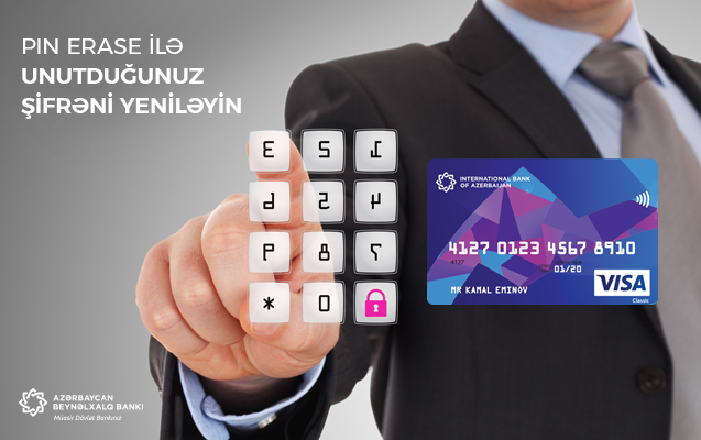 Azərbaycan Beynəlxalq Bankından unudulmuş kart  şifrəsinin bərpası imkanı