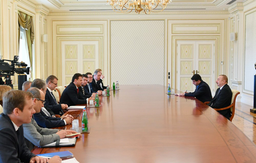 Президент Алиев принял главу Палаты депутатов парламента Чехии
