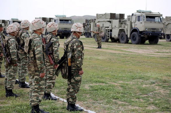 Соревнования артиллеристов азербайджанской армии