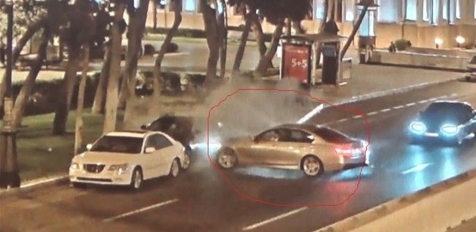 Bakıda sərxoş sürücü yatdı: Görün nələr oldu - Video