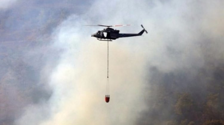 Bakıda güclü yanığın başladı - əraziyə helikopter göndərildi