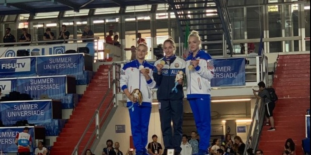 Гимнастка завоевала первую золотую медаль для Азербайджана