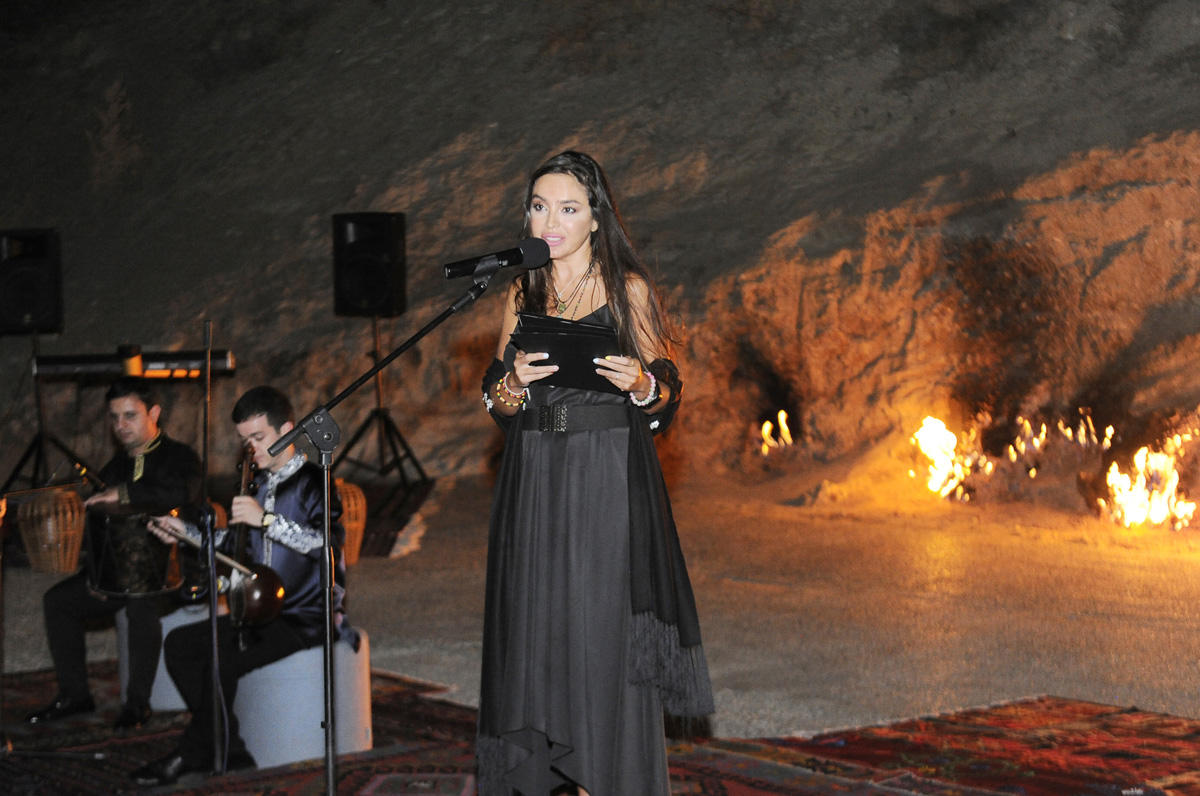 Vice-President of Heydar Aliyev Foundation Leyla Aliyeva attends yoga & poetry night organized at Yanardag Reserve (PHOTO)
