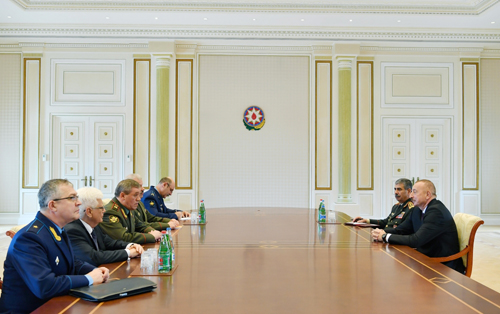 Президент Алиев и глава Генштаба Герасимов довольны расширением ВТС между Азербайджаном и Россией