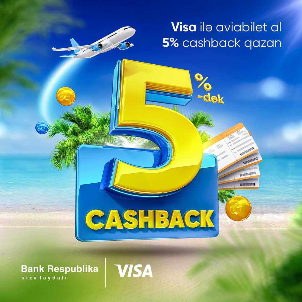Покупайте авиабилеты онлайн с картой Visa от Банка Республика, зарабатывайте кэшбэк!