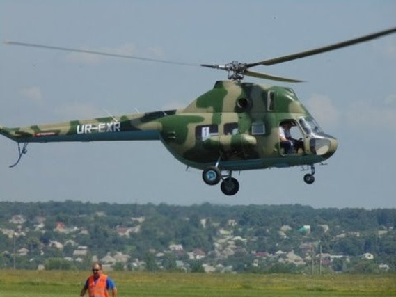 На западе Украины упал военный вертолет
