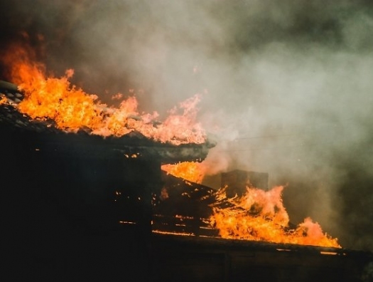 Пожар в доме инвалидов в Шабране: есть пострадавшие