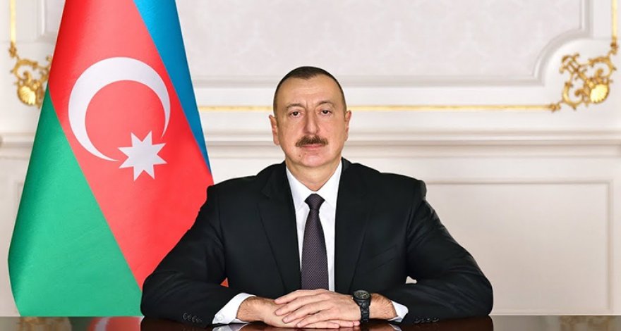 Президент Алиев принимает участие в церемонии открытия ЧМ по художественной гимнастике