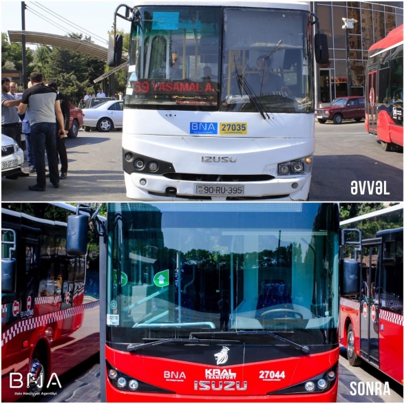 В Баку обновляют автобусный парк